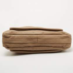 Pre Owned Chloe Beige Leather Large Paraty Satchel