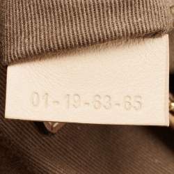 Pre Owned Chloe Beige Leather Large Marcie Shoulder Bag