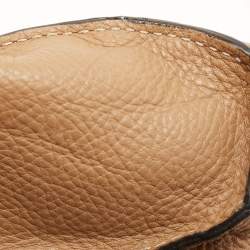 Pre Owned Chloe Beige Leather Large Marcie Shoulder Bag