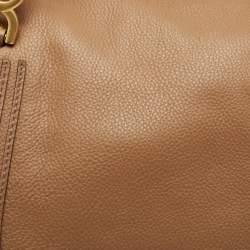 Pre Owned Chloe Beige Leather Large Marcie Shoulder Bag