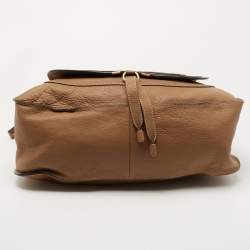 Pre Owned Chloe Beige Leather Large Marcie Shoulder Bag
