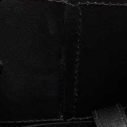 Pre Owned Chloe Black Leather Medium Aby Shopper Tote