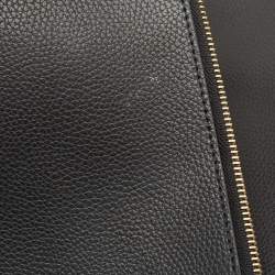 Pre Owned Chloe Black Leather Medium Aby Shopper Tote