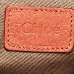 Pre Owned Chloe Brown Leather Medium Marcie Hobo
