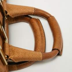 Pre Owned Chloe Bronze Leather Ethel Satchel