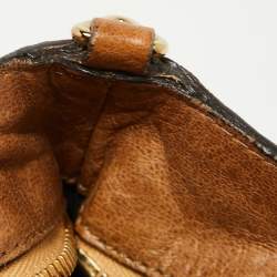 Pre Owned Chloe Bronze Leather Ethel Satchel