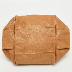 Pre Owned Chloe Bronze Leather Ethel Satchel