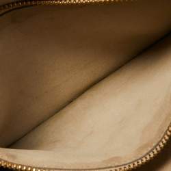 Pre Owned Chloe Dark Grey Suede and Leather Medium Faye Shoulder Bag