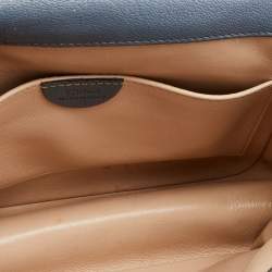 Pre Owned حقيبة كتف كلوي إلسي جلد بنفسجي صغيرة 