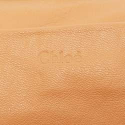 Pre Owned Chloe Beige Leather Medium Elsie Chain Shoulder Bag