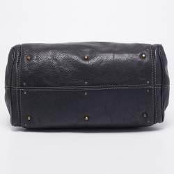 Pre Owned Chloe Navy Blue Leather Medium Paddington Satchel