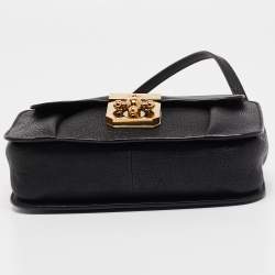مملوكة مسبقًا Chloe Black Leather Elsie Crossbody Bag