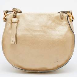 Pre Owned حقيبة كروس كلوي مارسي متوسطة جلد وردية فاتحة