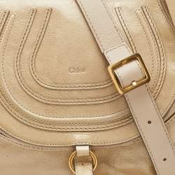 Pre Owned حقيبة كروس كلوي مارسي متوسطة جلد وردية فاتحة