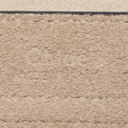 Pre Owned Chloe Dark Beige Leather Mini Hudson Shoulder Bag