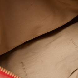 Pre Owned Chloe Coral Pink Leather Medium Paraty Shoulder Bag