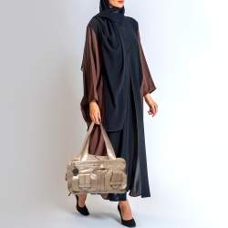 Pre Owned Chloe Gold Leather Saskia Satchel