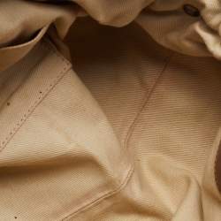 Pre Owned Chloe Brown/Bronze Python and Leather Silverado Satchel