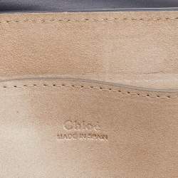 Pre Owned حقيبة كتف كلوي فايه سويدي وجلد بني صغيرة