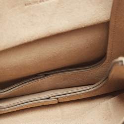 مملوكة مسبقًا Chloe Blue Leather and Suede Mini Faye Crossbody Bag