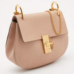 Pre Owned حقيبة كتف كلوي درو متوسطة جلد بي ج/ مسطرد