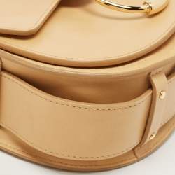 Pre Owned Chloe Beige Leather Tess Small Crossbody Bag