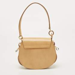 Pre Owned Chloe Beige Leather Tess Small Crossbody Bag
