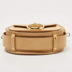 Pre Owned Chloe Beige Leather Tess Small Crossbody Bag
