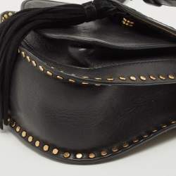 Pre Owned Chloe Black Leather Mini Hudson Shoulder Bag