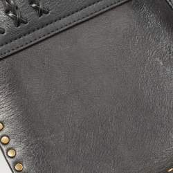 Pre Owned Chloe Black Leather Mini Hudson Shoulder Bag