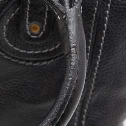 Pre Owned Chloe Black Studded Leather Paddington Tote