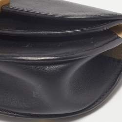 Pre Owned Chloe Black Leather Georgia Convertible Belt Bag
