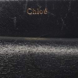 Pre Owned Chloe Black Leather Georgia Convertible Belt Bag