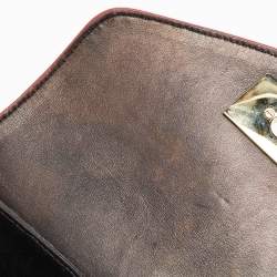 مملوكة مسبقًا حقيبة كتف كلوي سالي جلد برتقالي صغيرة 