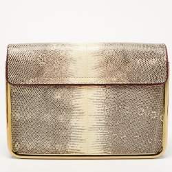 مملوكة مسبقًا حقيبة كتف كلوي سالي جلد برتقالي صغيرة 