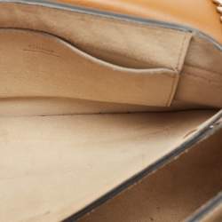 مملوكة مسبقًا Chloe Brown/Tan Leather and Suede Small Faye Shoulder Bag