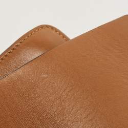 مملوكة مسبقًا Chloe Brown/Tan Leather and Suede Small Faye Shoulder Bag
