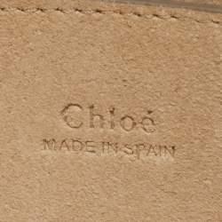 مملوكة مسبقًا Chloe Brown/Tan Leather and Suede Small Faye Shoulder Bag