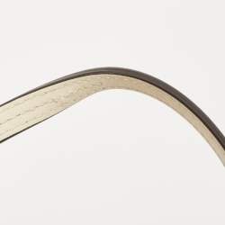 Pre Owned Chloe Cream Leather and Suede Mini Faye Daye Backpack