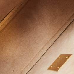 Pre Owned Chloe Beige/Gold Leather Medium Drew Shoulder Bag