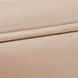 Pre Owned Chloe Beige/Gold Leather Medium Drew Shoulder Bag