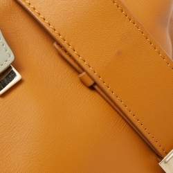 Chloe Tan/Grey Leather Large Baylee Tote