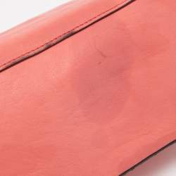 Pre Owned حقيبة كتف كلوي السي متوسطة جلد برتقالية