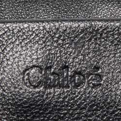 Pre Owned حقيبة كتف كلوي السي متوسطة جلد برتقالية