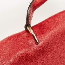 Pre Owned Chloé Red Leather Large Elsie Shoulder Bag