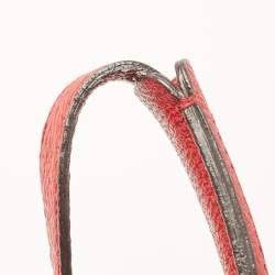 Pre Owned Chloé Red Leather Large Elsie Shoulder Bag