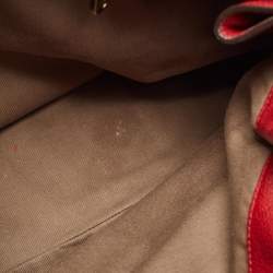 Pre Owned Chloé Red Leather Large Elsie Shoulder Bag
