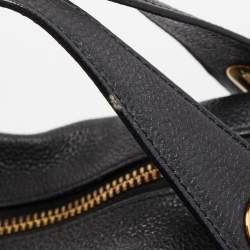 مملوكة مسبقًا Chloe Black Leather Large Paraty Shoulder Bag