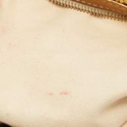 Chloe Gold Leather and Chainmail Mini Hobo