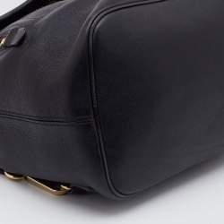 Chloe Black Leather and Suede Medium Faye Backpack